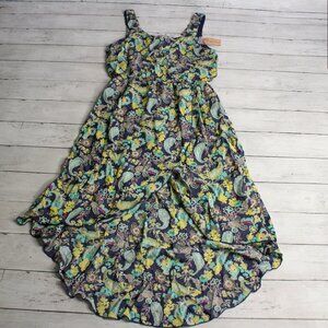 Mudd Women's Floral Summer Dress Size M Hi Low Midi